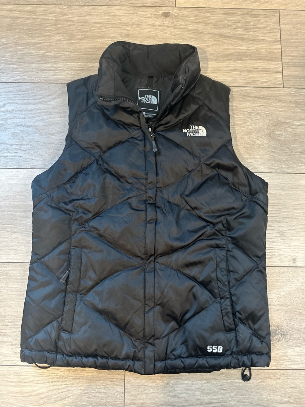 The North Face Women’s Size S Puffer Vest Black 550 Fill Goose Down